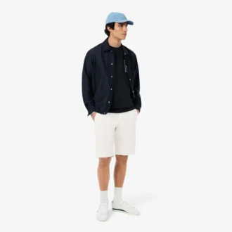 Pantaloncini chino in twill elasticizzato