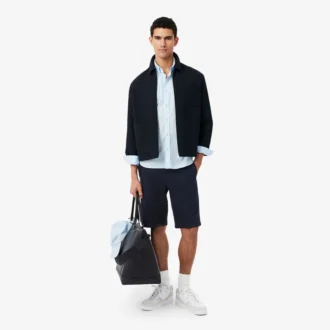 Pantaloncini chino in twill elasticizzato