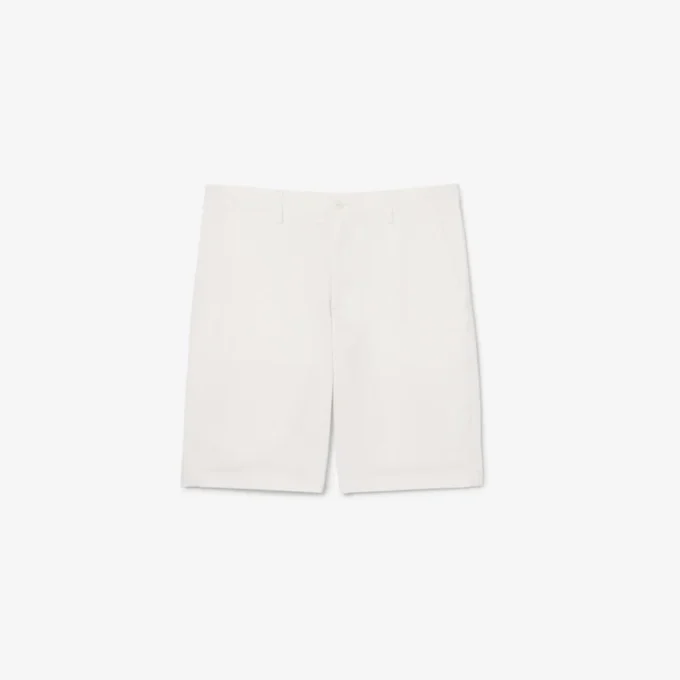 Pantaloncini chino in twill elasticizzato Pantaloncini chino in twill elasticizzato