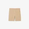 Pantaloncini chino in twill elasticizzato Pantaloncini chino in twill elasticizzato
