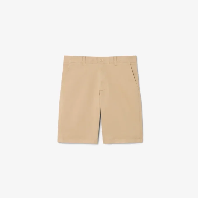 Pantaloncini chino in twill elasticizzato Pantaloncini chino in twill elasticizzato