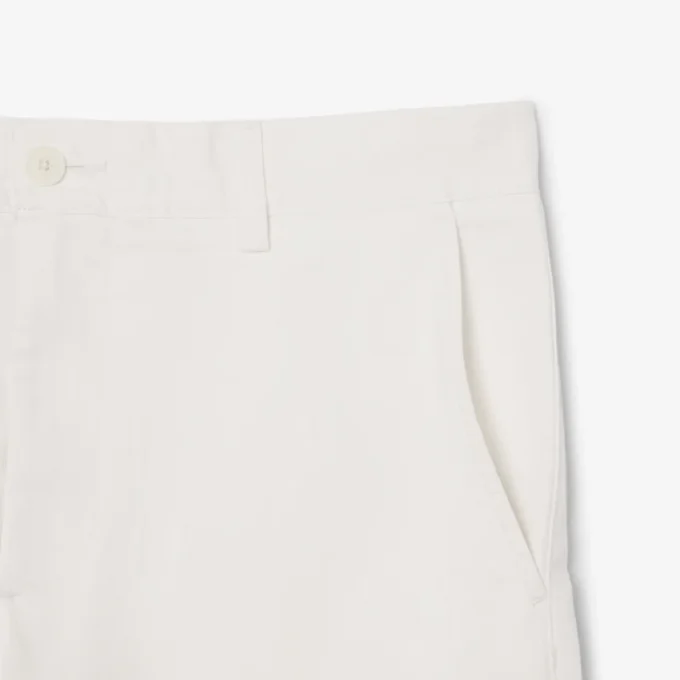 Pantaloncini chino in twill elasticizzato Pantaloncini chino in twill elasticizzato