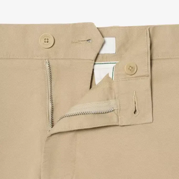 Pantaloncini chino in twill elasticizzato Pantaloncini chino in twill elasticizzato