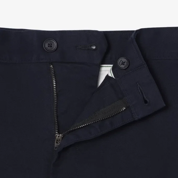 Pantaloncini chino in twill elasticizzato Pantaloncini chino in twill elasticizzato
