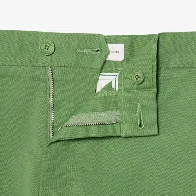 Pantaloncini chino in twill elasticizzato Pantaloncini chino in twill elasticizzato