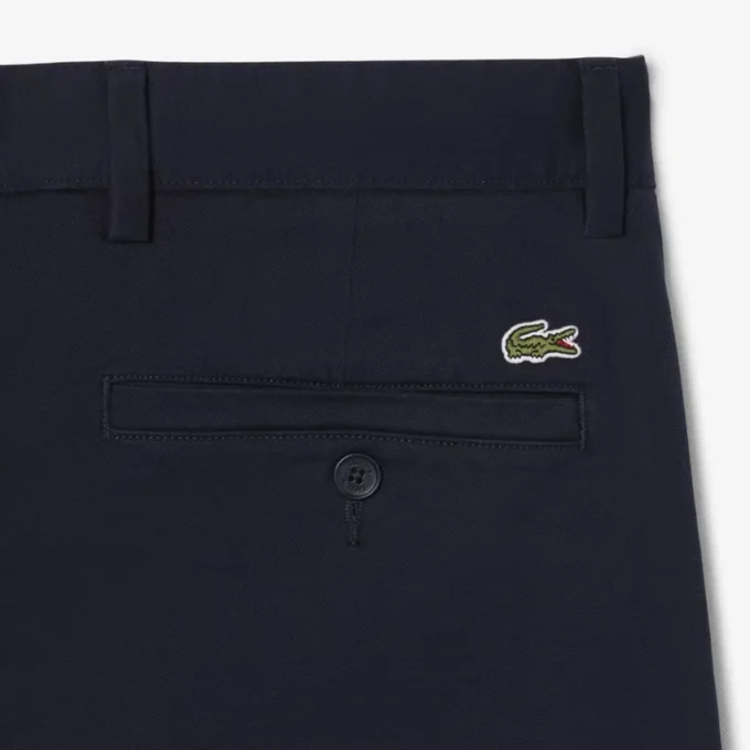 Pantaloncini chino in twill elasticizzato Pantaloncini chino in twill elasticizzato