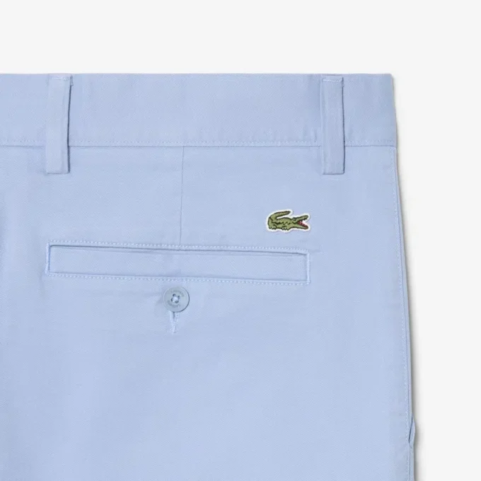 Pantaloncini chino in twill elasticizzato Pantaloncini chino in twill elasticizzato