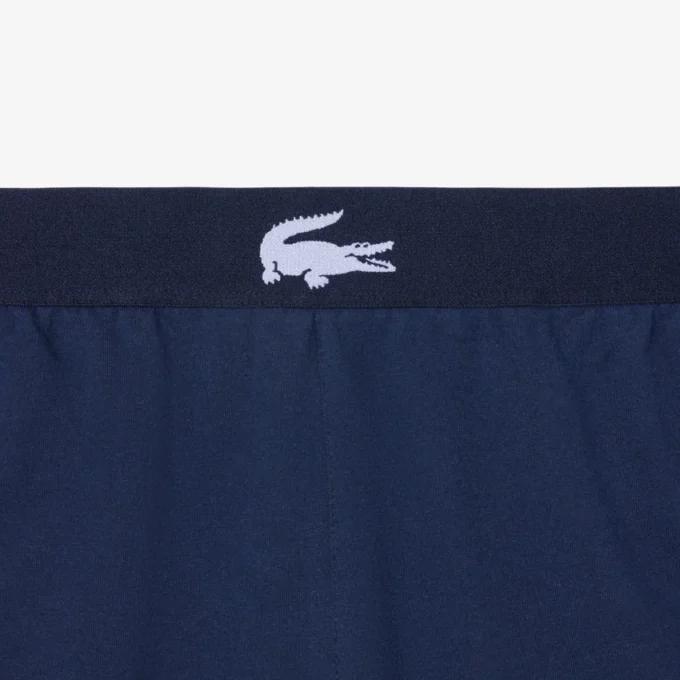 Pantaloncini da casa in felpa da uomo a vestibilità dritta Pantaloncini da casa in felpa da uomo a vestibilità dritta