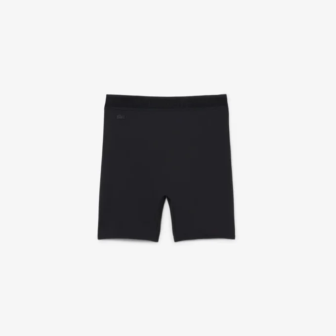 Pantaloncini da ciclismo in microfibra a vita alta Pantaloncini da ciclismo in microfibra a vita alta