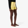 Pantaloncini da ciclismo in microfibra a vita alta Pantaloncini da ciclismo in microfibra a vita alta