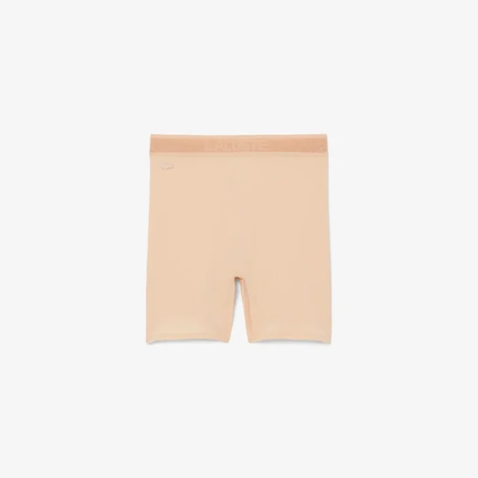 Pantaloncini da ciclismo in microfibra a vita alta Pantaloncini da ciclismo in microfibra a vita alta