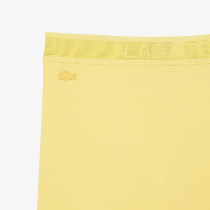 Pantaloncini da ciclismo in microfibra a vita alta Pantaloncini da ciclismo in microfibra a vita alta