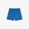 Pantaloncini da donna in jersey satinato a righe pointelle Pantaloncini da donna in jersey satinato a righe pointelle
