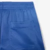 Pantaloncini da donna in jersey satinato a righe pointelle Pantaloncini da donna in jersey satinato a righe pointelle