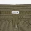 Pantaloncini da donna in jersey satinato a righe pointelle Pantaloncini da donna in jersey satinato a righe pointelle