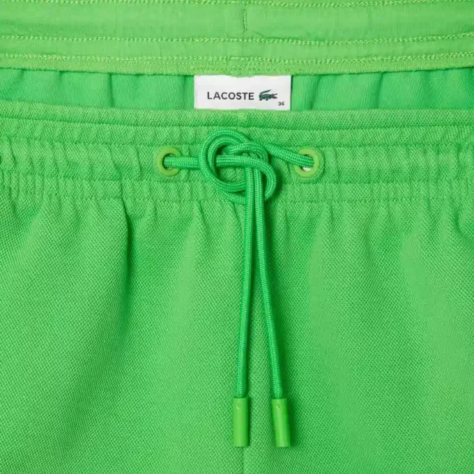 Pantaloncini da donna in piqué con inserti a contrasto Pantaloncini da donna in piqué con inserti a contrasto