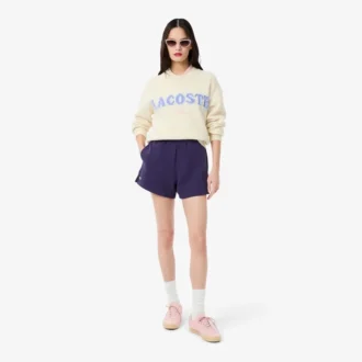 Pantaloncini da donna in piqué double face