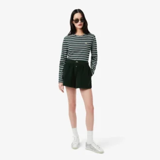 Pantaloncini da donna in velluto a coste dal taglio comodo