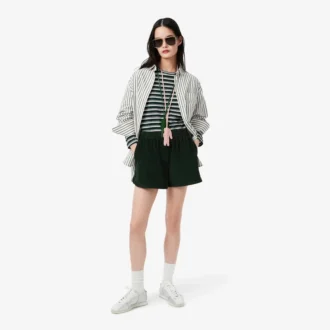 Pantaloncini da donna in velluto a coste dal taglio comodo