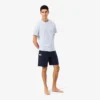 Pantaloncini da pigiama in pile da uomo a vestibilità dritta Pantaloncini da pigiama in pile da uomo a vestibilità dritta