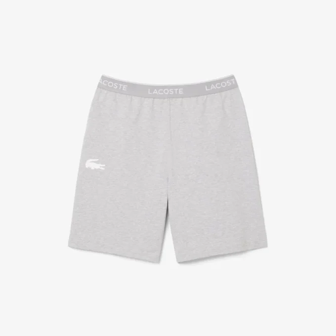 Pantaloncini da pigiama in pile da uomo a vestibilità dritta Pantaloncini da pigiama in pile da uomo a vestibilità dritta