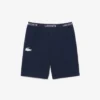 Pantaloncini da pigiama in pile da uomo a vestibilità dritta Pantaloncini da pigiama in pile da uomo a vestibilità dritta