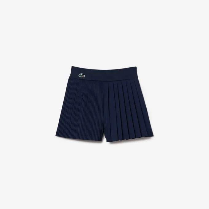 Pantaloncini da tennis da donna con fodera a pieghe Pantaloncini da tennis da donna con fodera a pieghe