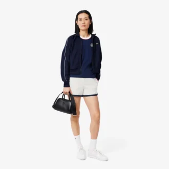 Pantaloncini da tennis da donna in piqué elasticizzato Heritage