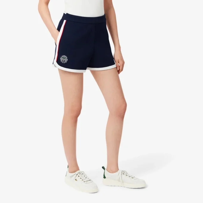 Pantaloncini da tennis da donna in piqué elasticizzato Heritage Pantaloncini da tennis da donna in piqué elasticizzato Heritage