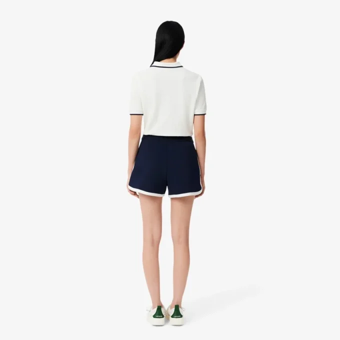 Pantaloncini da tennis da donna in piqué elasticizzato Heritage Pantaloncini da tennis da donna in piqué elasticizzato Heritage