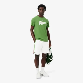 Pantaloncini da tennis da uomo leggeri a righe color block