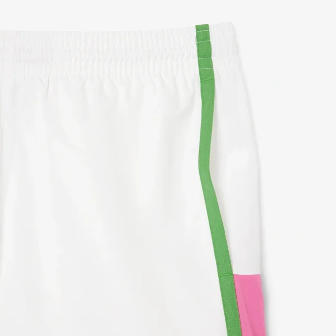 Pantaloncini da tennis da uomo leggeri a righe color block Pantaloncini da tennis da uomo leggeri a righe color block