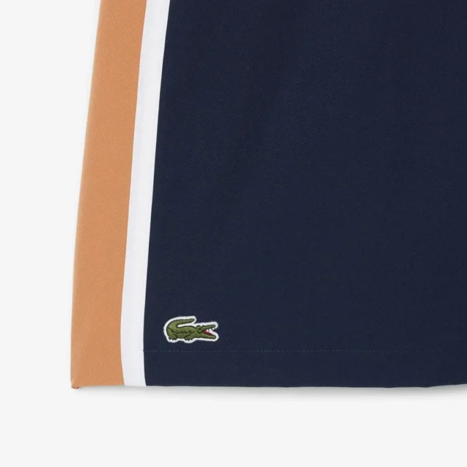 Pantaloncini da tennis da uomo leggeri a righe color block Pantaloncini da tennis da uomo leggeri a righe color block
