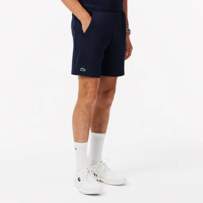 Pantaloncini da tennis elasticizzati da uomo con vestibilità regolare Pantaloncini da tennis elasticizzati da uomo con vestibilità regolare