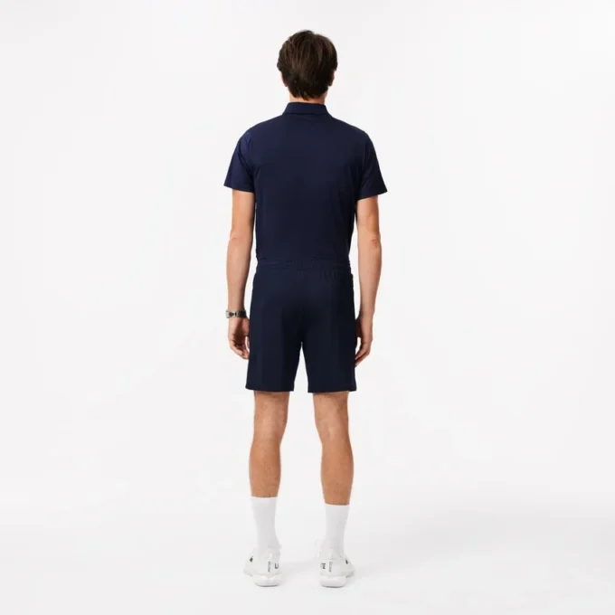Pantaloncini da tennis elasticizzati da uomo con vestibilità regolare Pantaloncini da tennis elasticizzati da uomo con vestibilità regolare