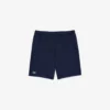 Pantaloncini da tennis elasticizzati da uomo con vestibilità regolare Pantaloncini da tennis elasticizzati da uomo con vestibilità regolare