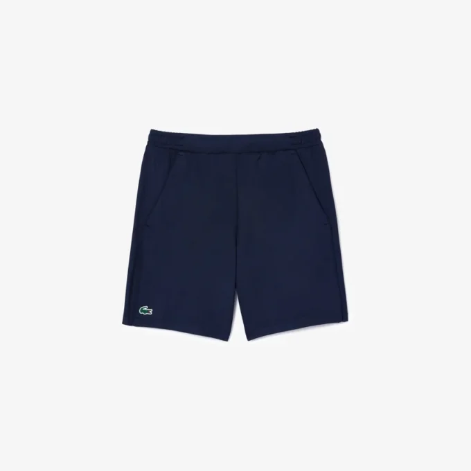 Pantaloncini da tennis elasticizzati da uomo con vestibilità regolare Pantaloncini da tennis elasticizzati da uomo con vestibilità regolare