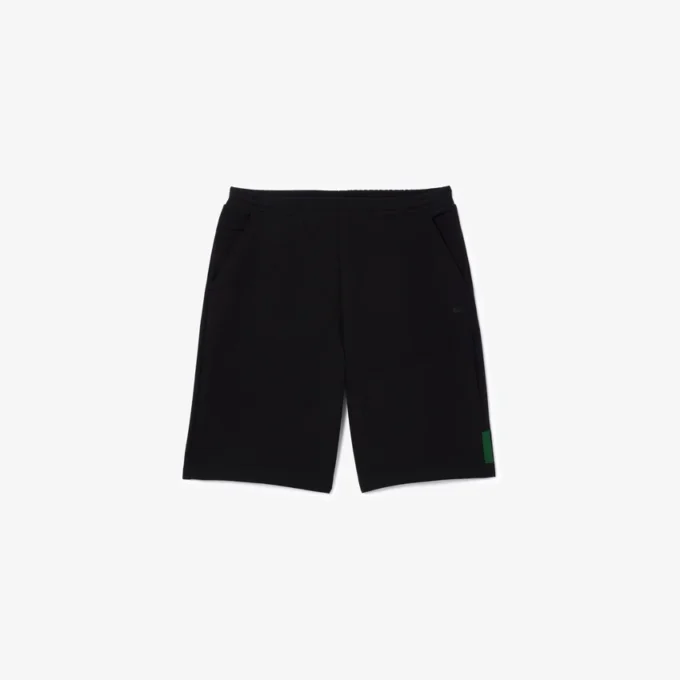 Pantaloncini da uomo in cotone elasticizzato, vestibilità regolare Pantaloncini da uomo in cotone elasticizzato, vestibilità regolare