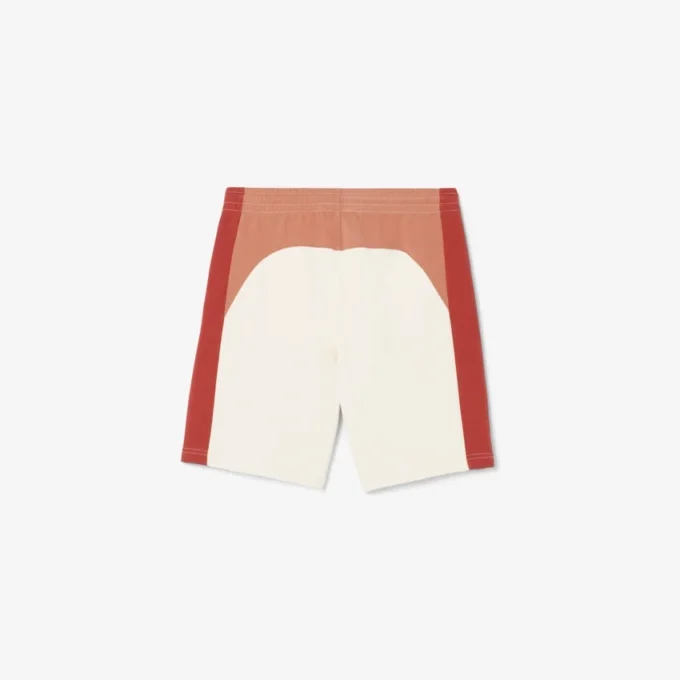 Pantaloncini da uomo in felpa di cotone con blocchi di colore Pantaloncini da uomo in felpa di cotone con blocchi di colore