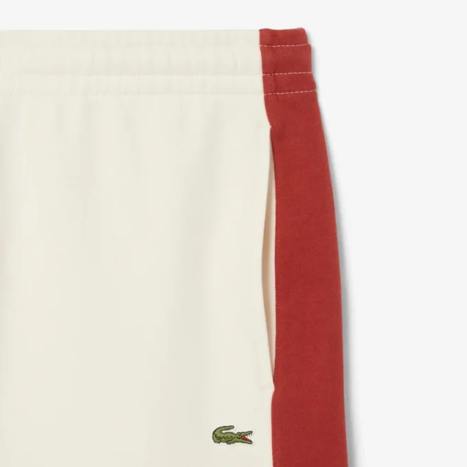 Pantaloncini da uomo in felpa di cotone con blocchi di colore Pantaloncini da uomo in felpa di cotone con blocchi di colore