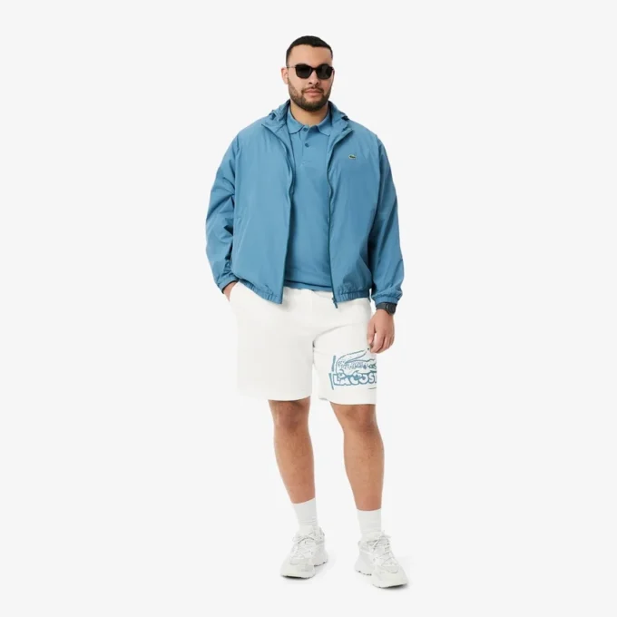 Pantaloncini da uomo in felpa di cotone con stampa grafica Pantaloncini da uomo in felpa di cotone con stampa grafica
