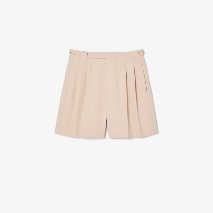 Pantaloncini da uomo in lana aderenti da passerella Pantaloncini da uomo in lana aderenti da passerella
