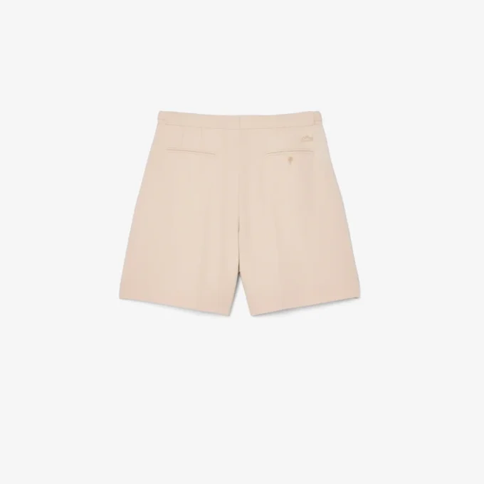 Pantaloncini da uomo in lana aderenti da passerella Pantaloncini da uomo in lana aderenti da passerella