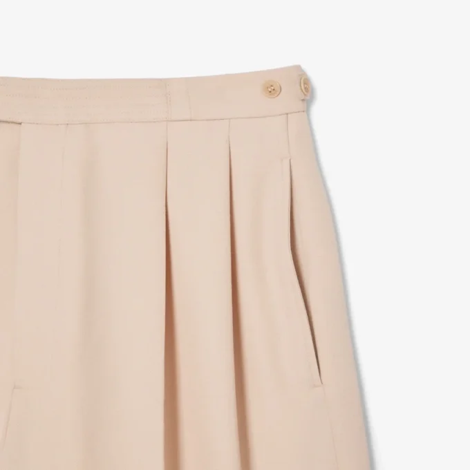 Pantaloncini da uomo in lana aderenti da passerella Pantaloncini da uomo in lana aderenti da passerella