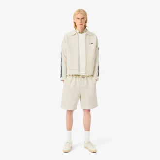 Pantaloncini da uomo in misto lana dalla vestibilità regolare