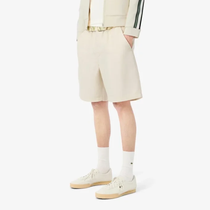 Pantaloncini da uomo in misto lana dalla vestibilità regolare Pantaloncini da uomo in misto lana dalla vestibilità regolare