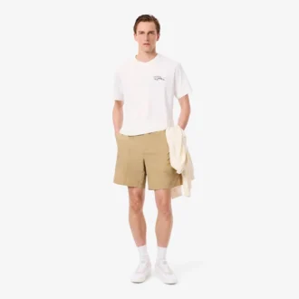 Pantaloncini da uomo in nylon idrorepellente e antivento