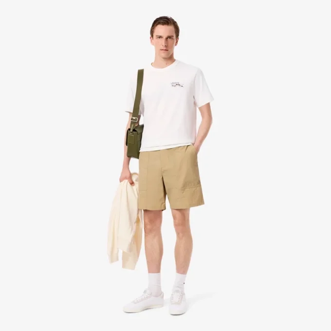 Pantaloncini da uomo in nylon idrorepellente e antivento Pantaloncini da uomo in nylon idrorepellente e antivento