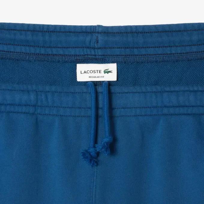Pantaloncini da uomo in pile stampato effetto lavato, vestibilità regolare Pantaloncini da uomo in pile stampato effetto lavato, vestibilità regolare