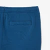 Pantaloncini da uomo in pile stampato effetto lavato, vestibilità regolare Pantaloncini da uomo in pile stampato effetto lavato, vestibilità regolare